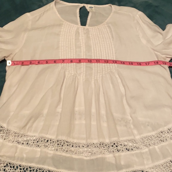 Old Navy white bohemian top - Picture 7 of 7